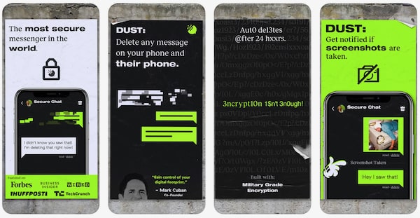 dust app features